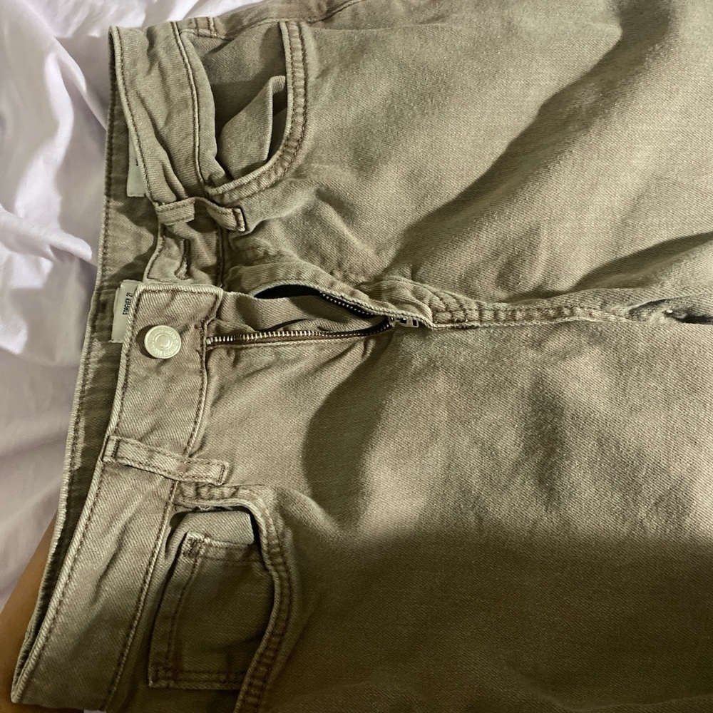 Forever 21 Taupe Denim Pants